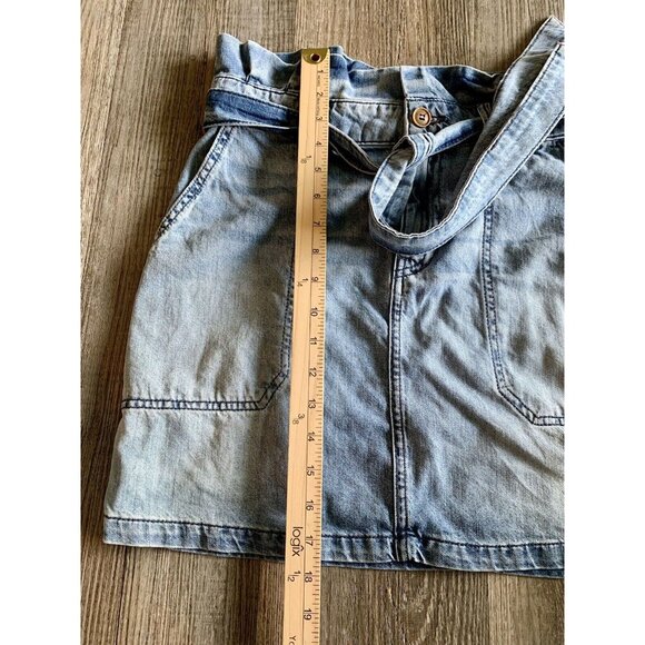 Free People Blue Denim Mini Skirt - Picture 6 of 9
